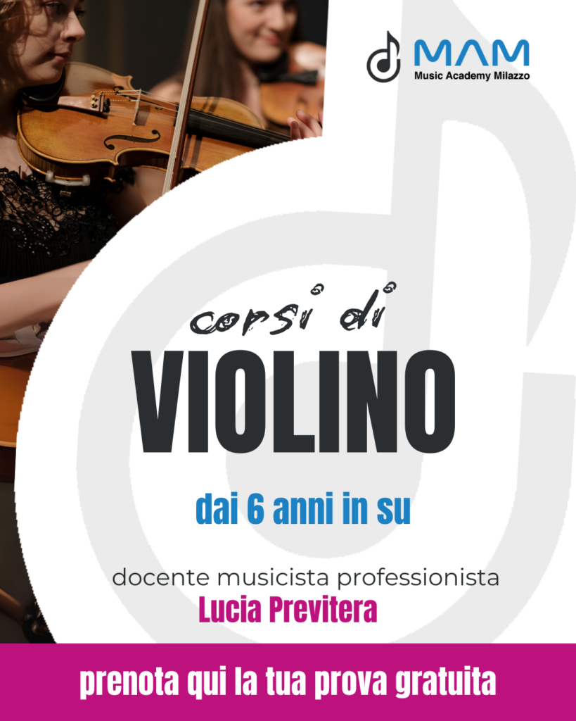 Corso di violino a Milazzo – MAM Music Academy Milazzo