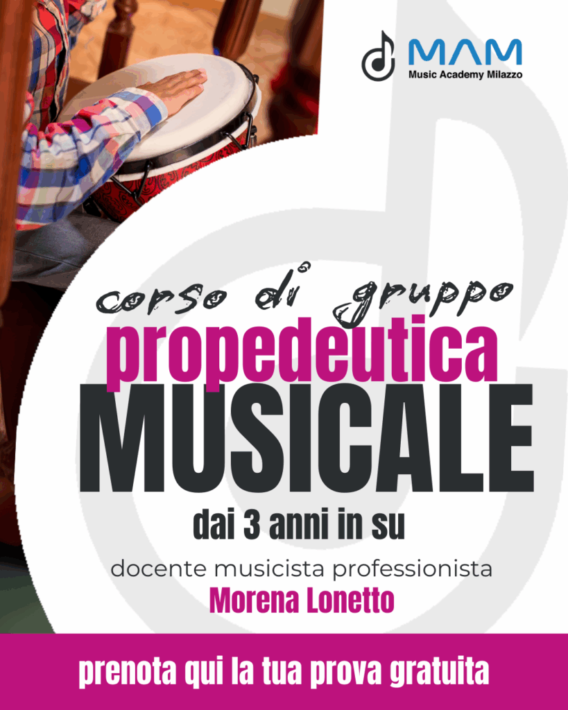 Propedeutica musicale a Milazzo con Morena Lonetto – MAM Music Academy Milazzo